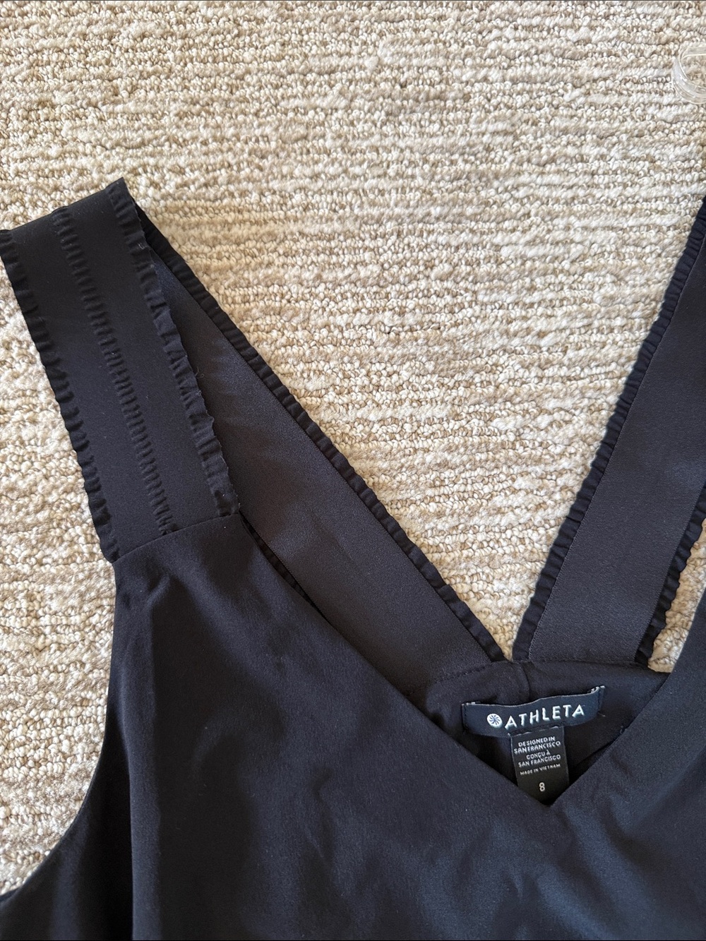 Athleta Savannah Jumpsuit Size 8 - Picture 7 of 7